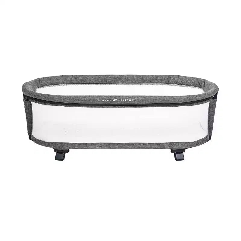 Deluxe Bedside Bassinet: Storage Bin/Shelf, Metal Frame, 20 lbs Capacity, Modern Decor