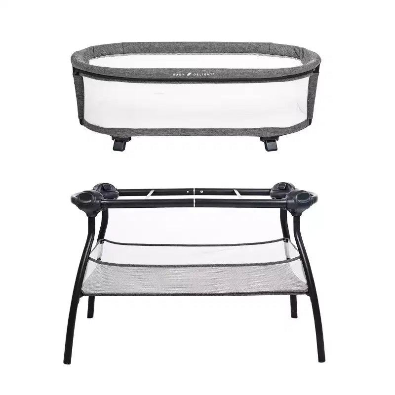 Deluxe Bedside Bassinet: Storage Bin/Shelf, Metal Frame, 20 lbs Capacity, Modern Decor