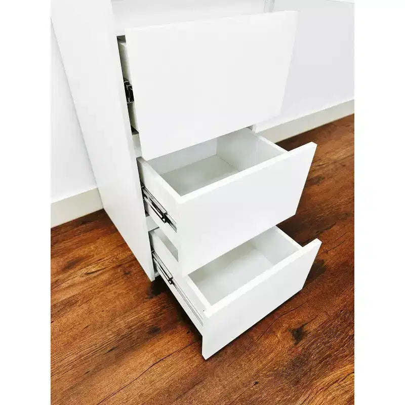 HomeStock 70.9 in.H x 17.72 in.W White Wood Composite Closet System for Universal Storage with Storage Bins