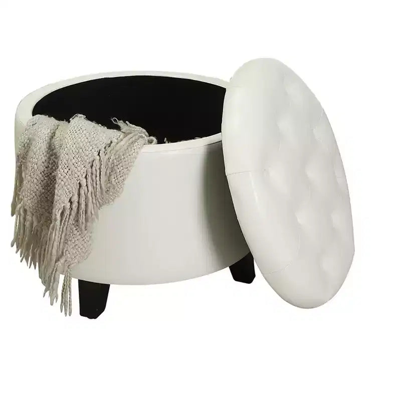HomeStock Comfort Round Ottoman