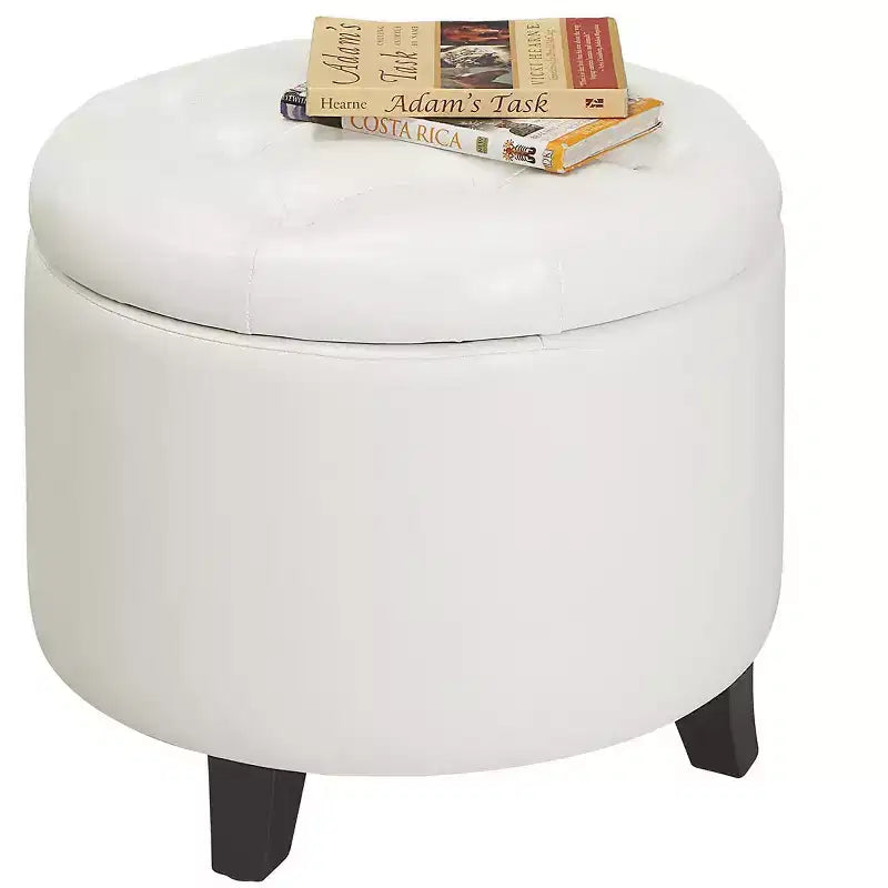 HomeStock Comfort Round Ottoman