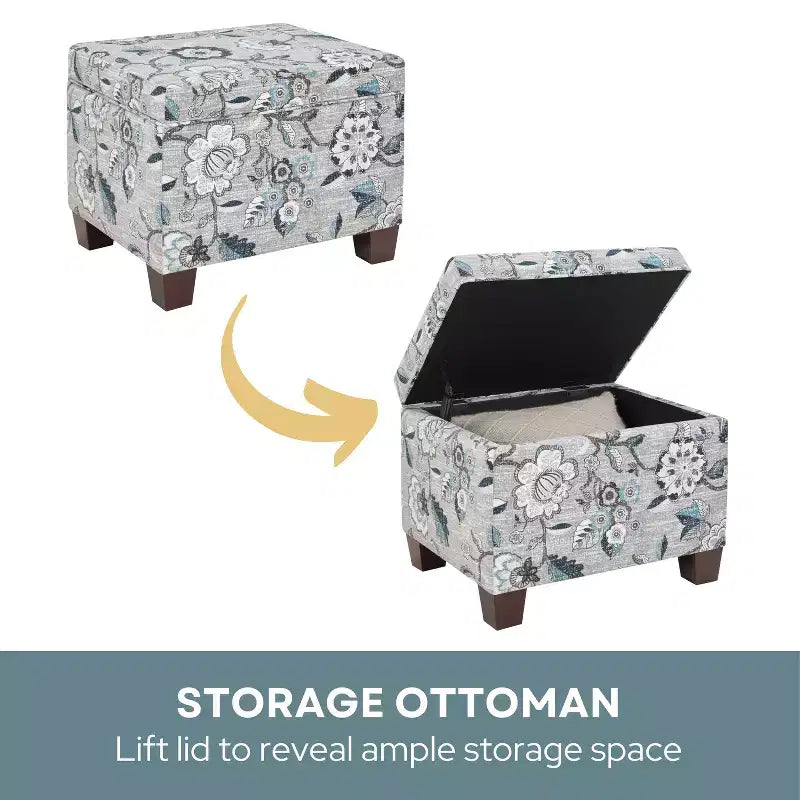 HomeStock Madison Storage Ottoman