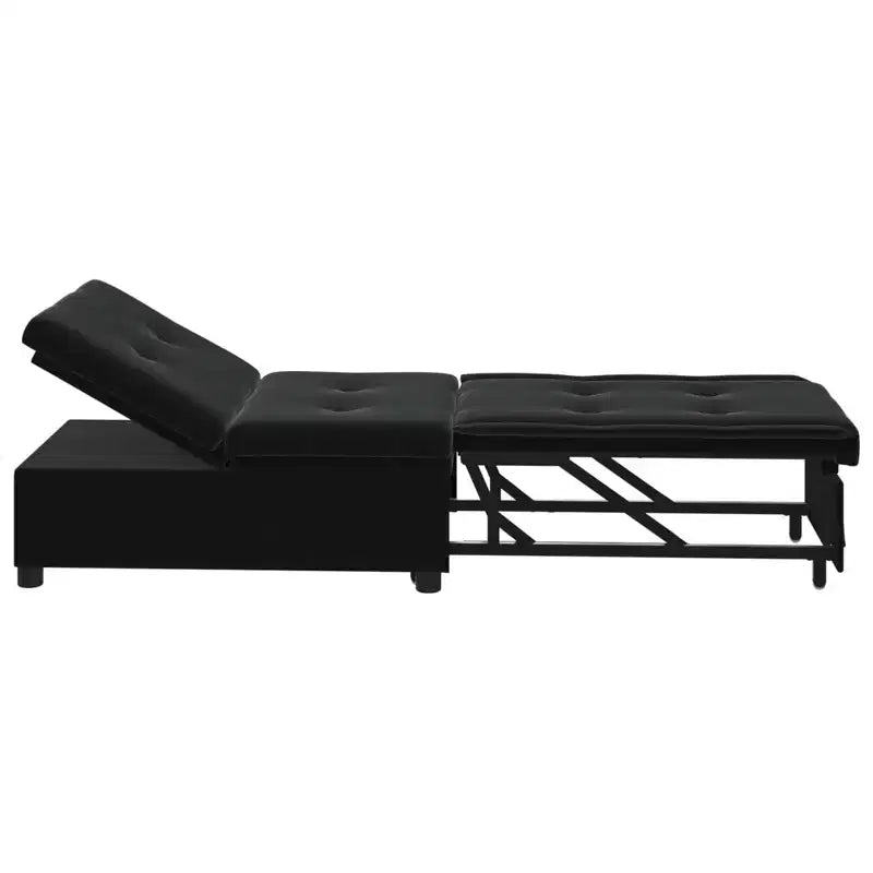 vidaXL Sofa Bed Dark gray 67 x 194 x 38 cm Velvet