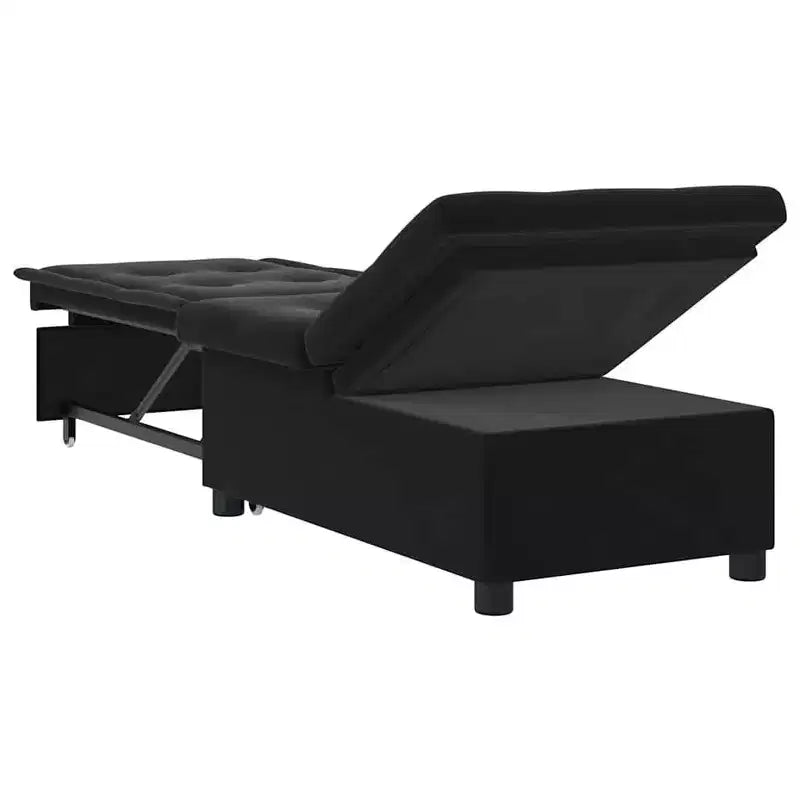 vidaXL Sofa Bed Dark gray 67 x 194 x 38 cm Velvet