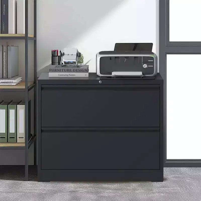 Okak Modern Tall Heavy-Duty Metal Filing Cabinet with Lock Drawers,Storage Organizer File Cabinet for Home Office,Beside Desk