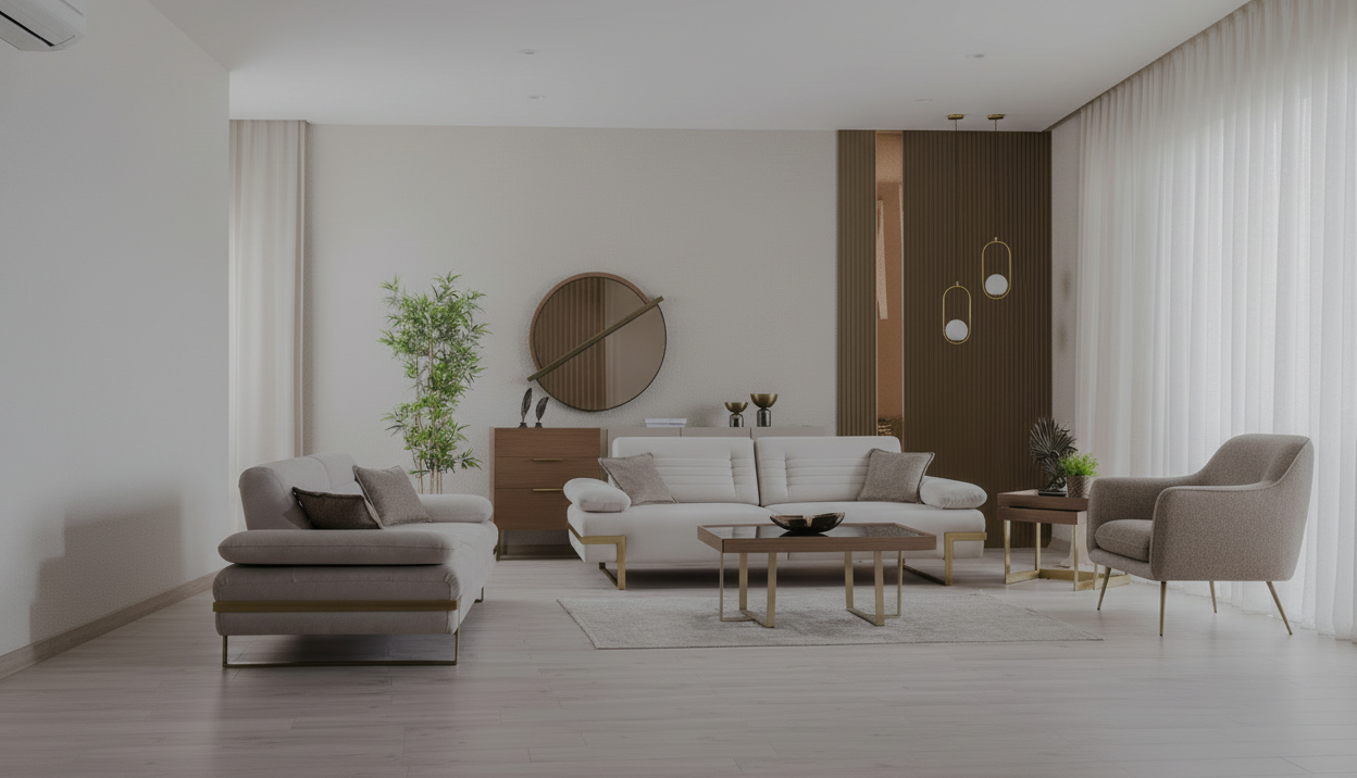 Modern Living Room - No Text